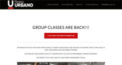 Desktop Screenshot of fitnessurbano.com